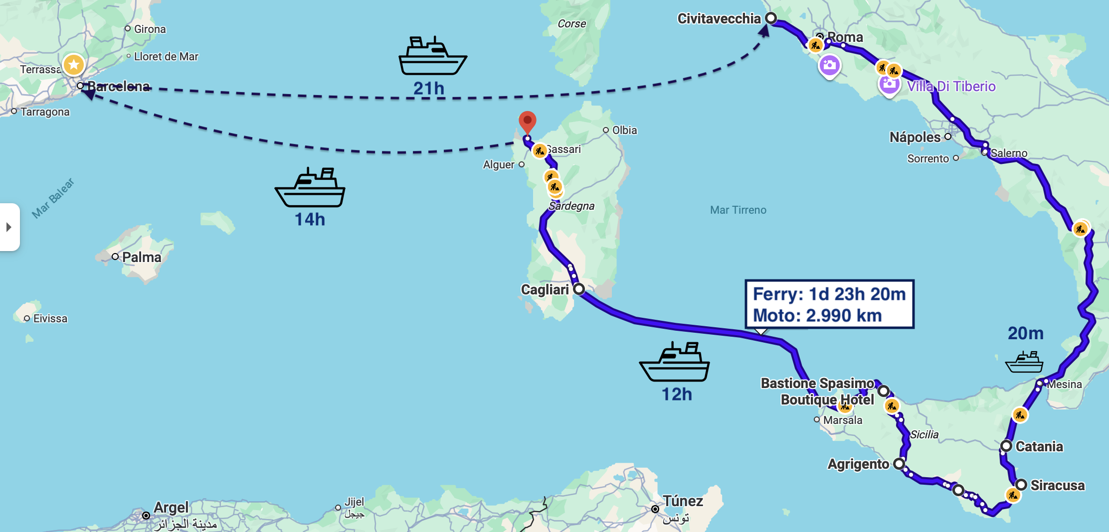 0409 Porto Torres a Barcelona